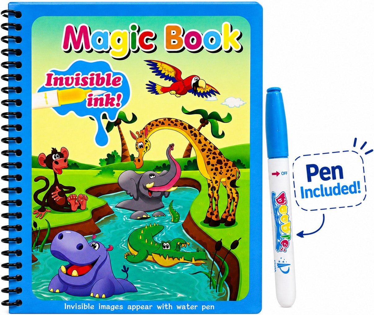 Magic Water Book - Reusable Mess-Free Painting Kit