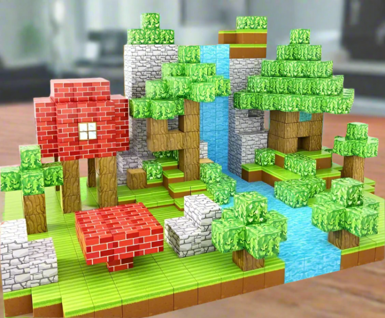 Minecraft Magnetic Building Blocks